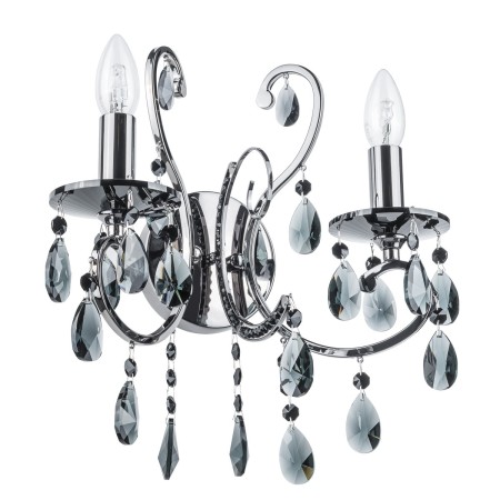 Z kryształową lampą Kinkiet ITALUX MB72709-2BCH