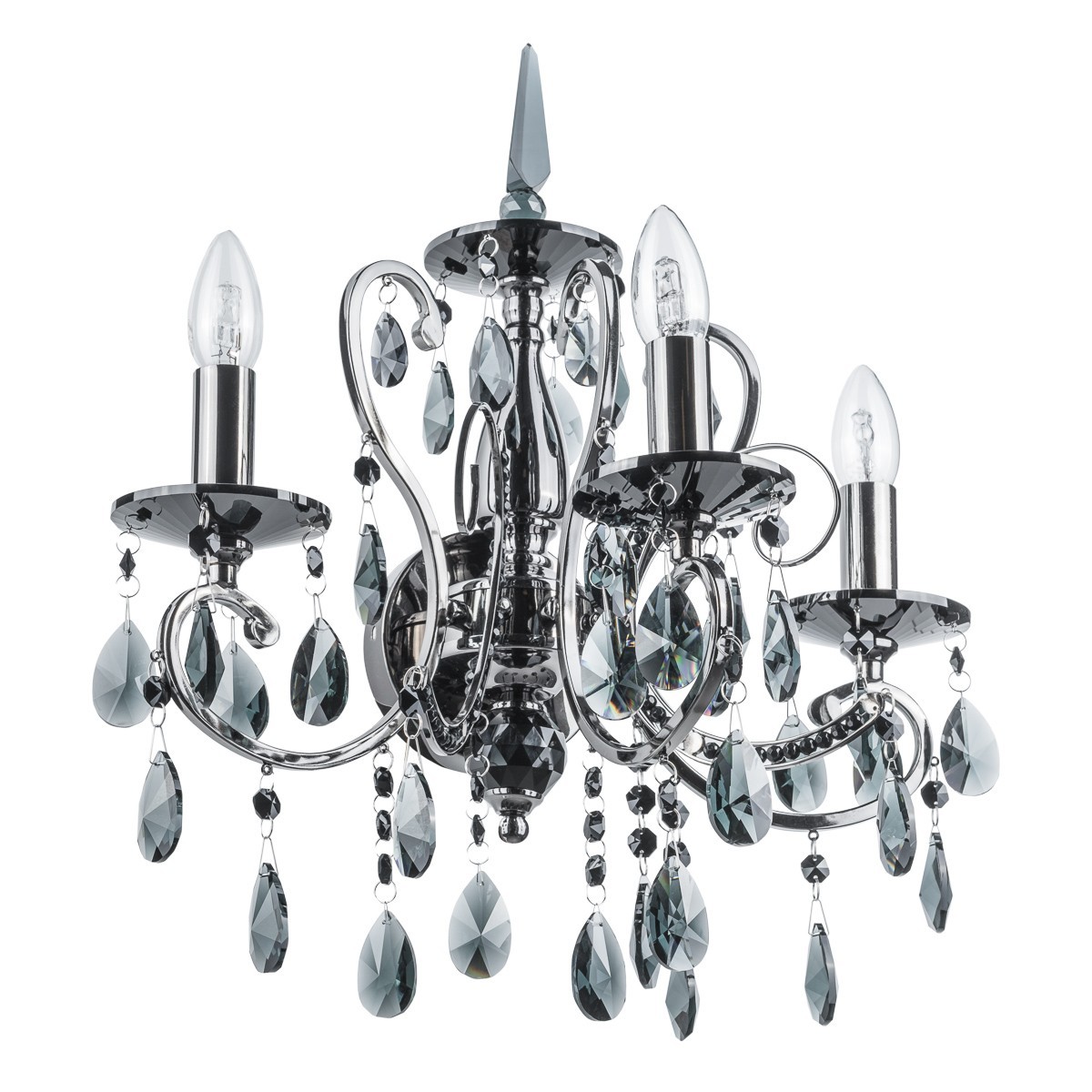 Z kryształową lampą Kinkiet ITALUX MB72709-3BCH