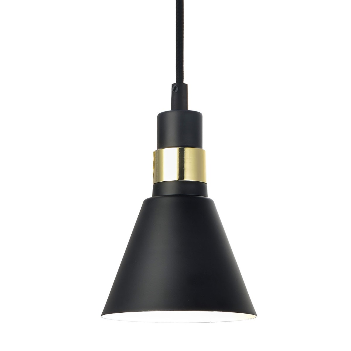 Lampa wisząca w stylu industrialnym i retro ITALUX MD-H16079BL-1