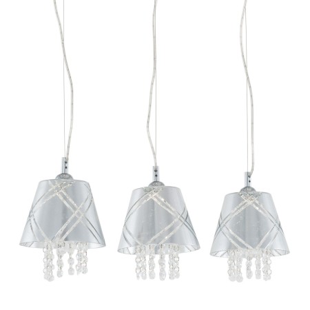 Klasyczna lampa wisząca ITALUX MD92902-3C SILV