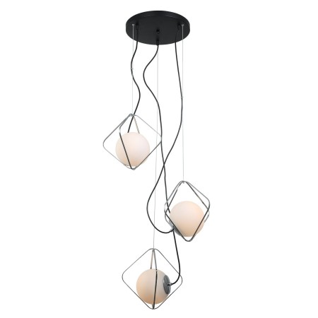 Nowoczesna lampa wisząca ITALUX PEN-5696-3-BKCR