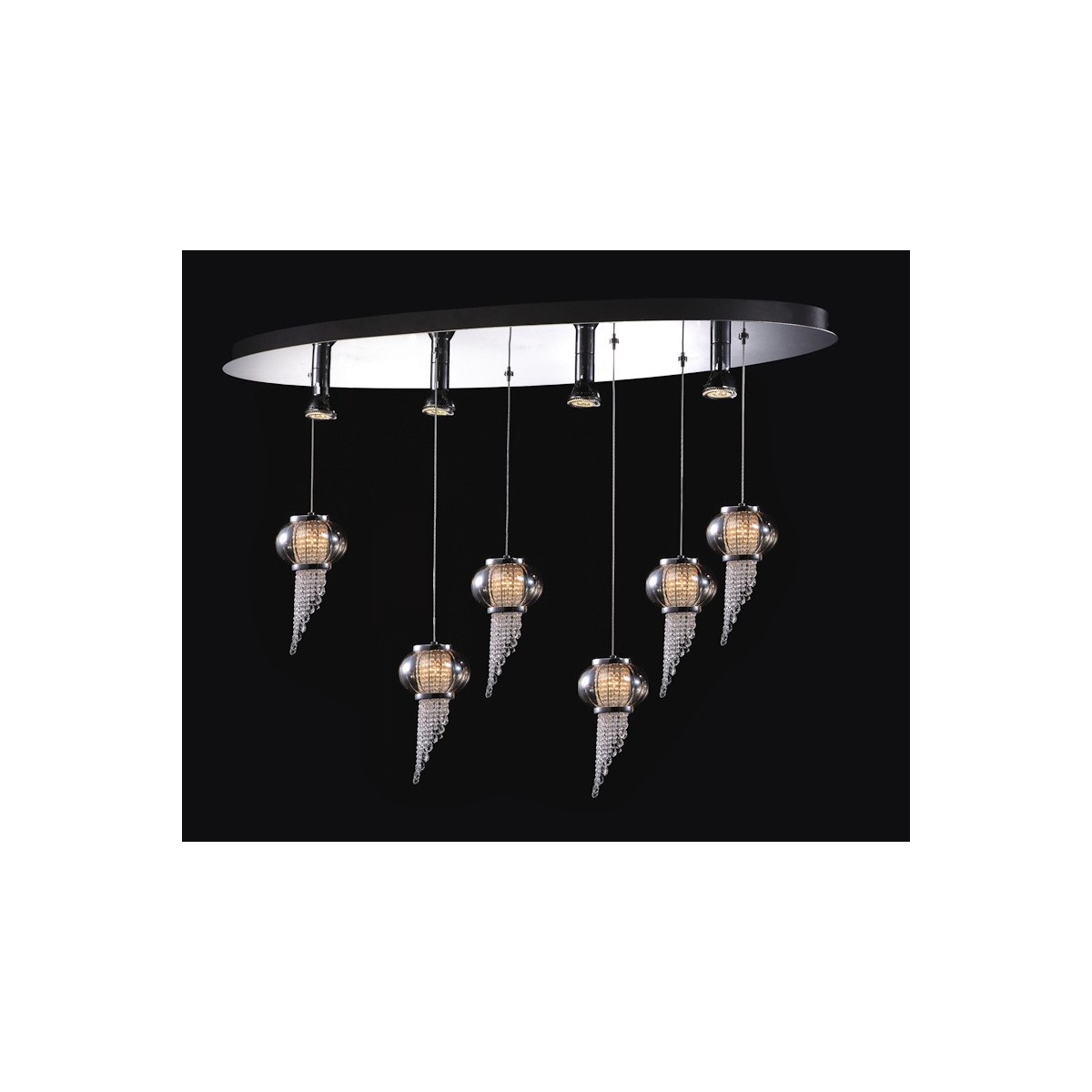 Klasyczna lampa wisząca ITALUX MD115824-6PLUS4L O