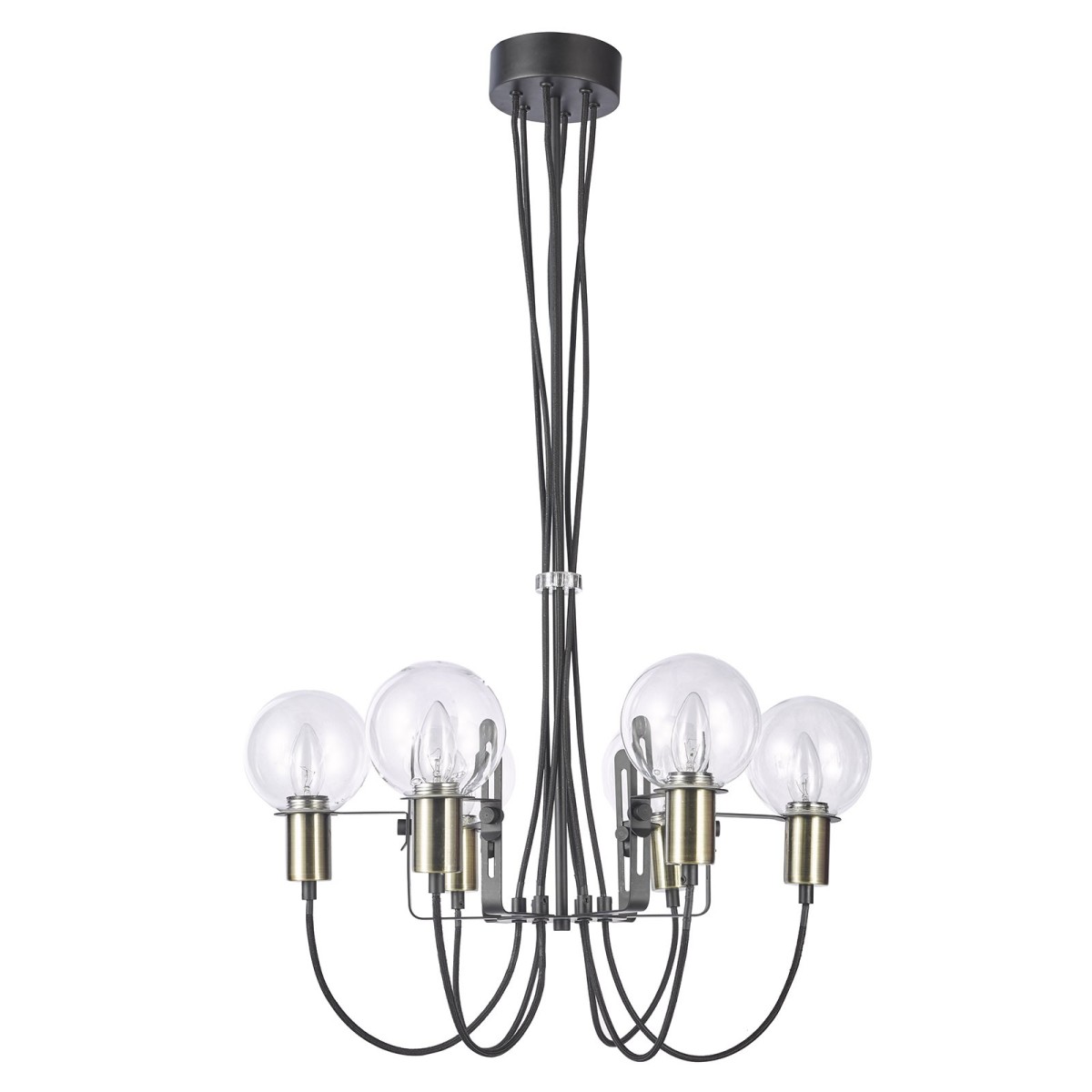 Nowoczesna lampa wisząca ITALUX MD16096-6B