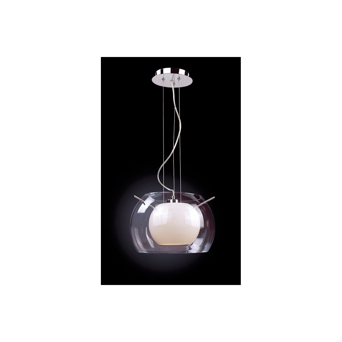 Nowoczesna lampa wisząca ITALUX MD5807-1A OPA