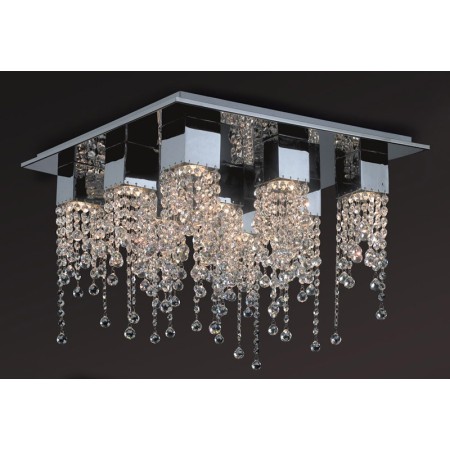 Lampa wisząca z kryształami ITALUX MX93708-9B