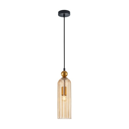 Nowoczesna lampa wisząca ITALUX PND-28636-1L-GD-AMB