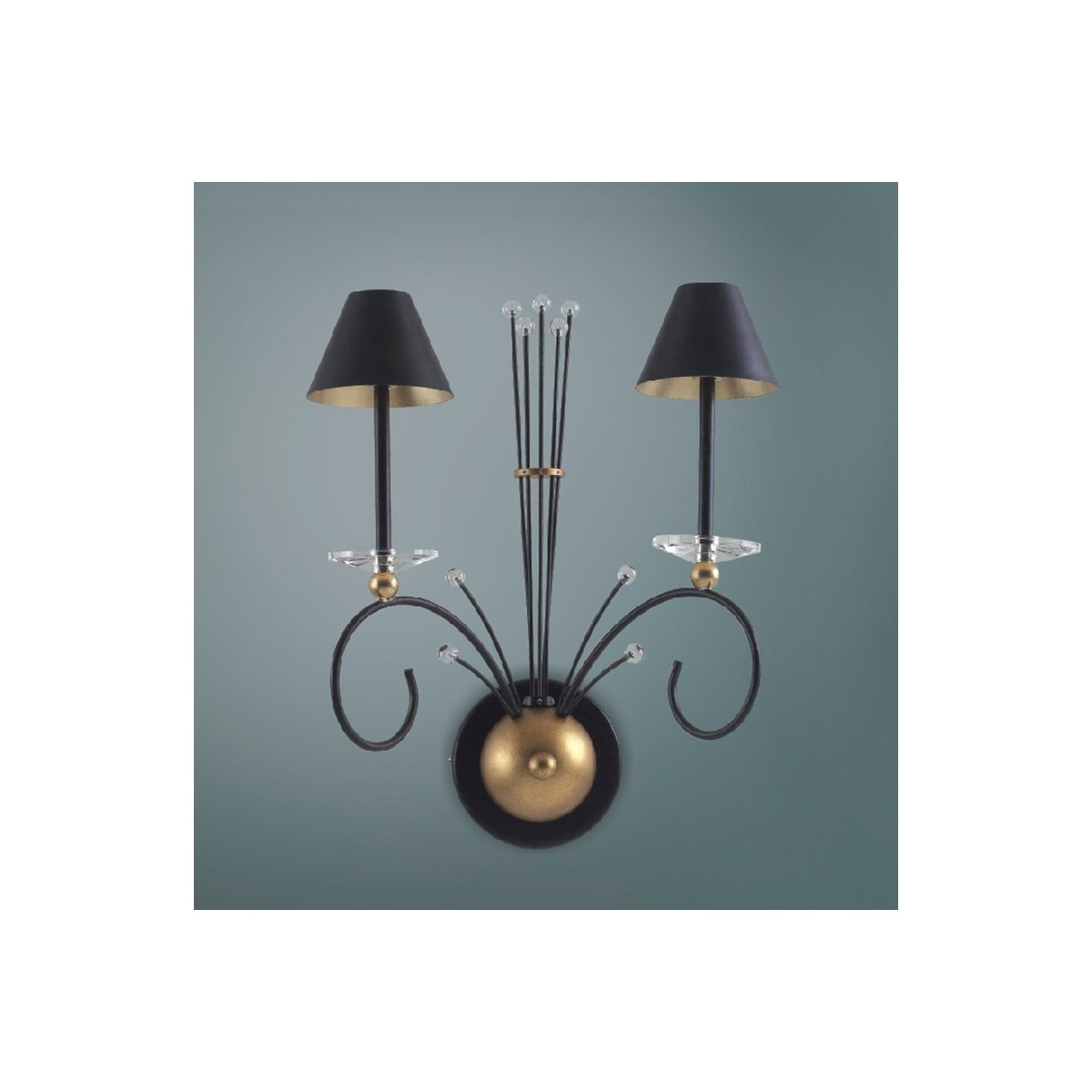 Lampa stylizowana Kinkiet ITALUX MB8214-2A