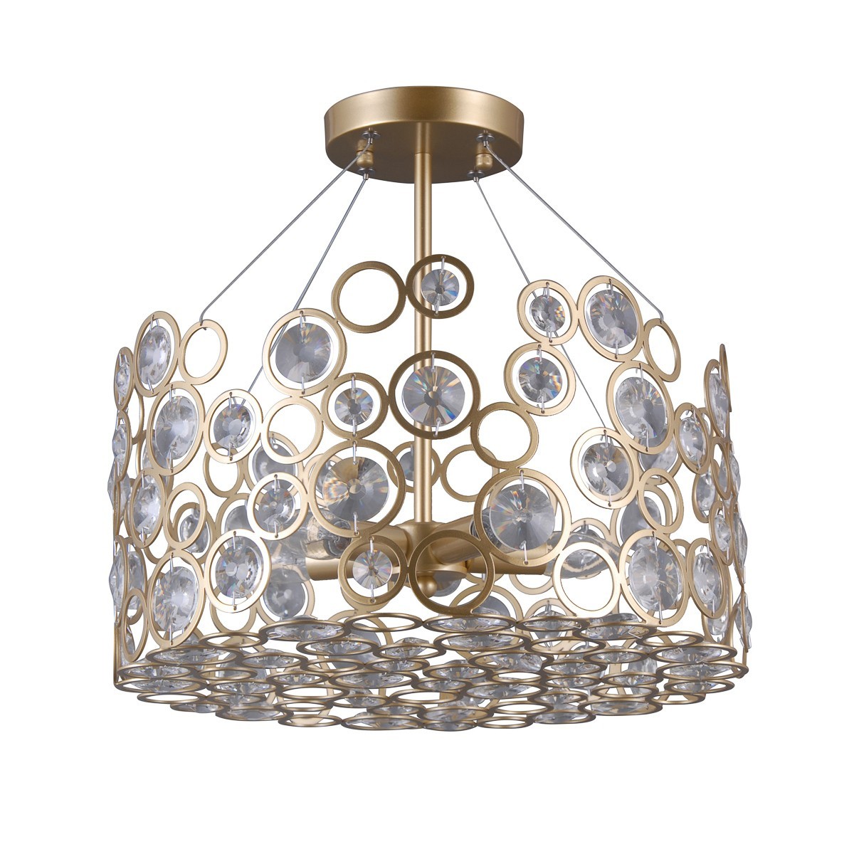 Lampa wisząca z kryształami ITALUX PNPL-33064-5-CH.G