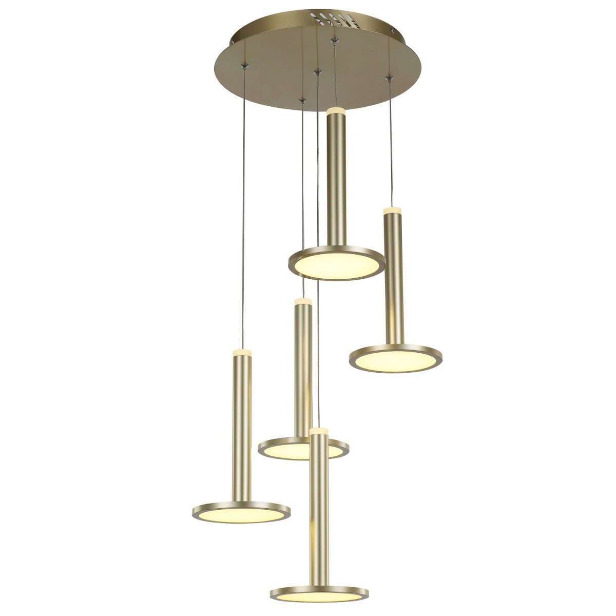 Nowoczesna lampa wisząca ITALUX MD17033012-5A GOLD