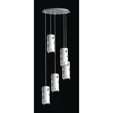 Klasyczna lampa wisząca w kształcie tuby ITALUX MD1100361-5A