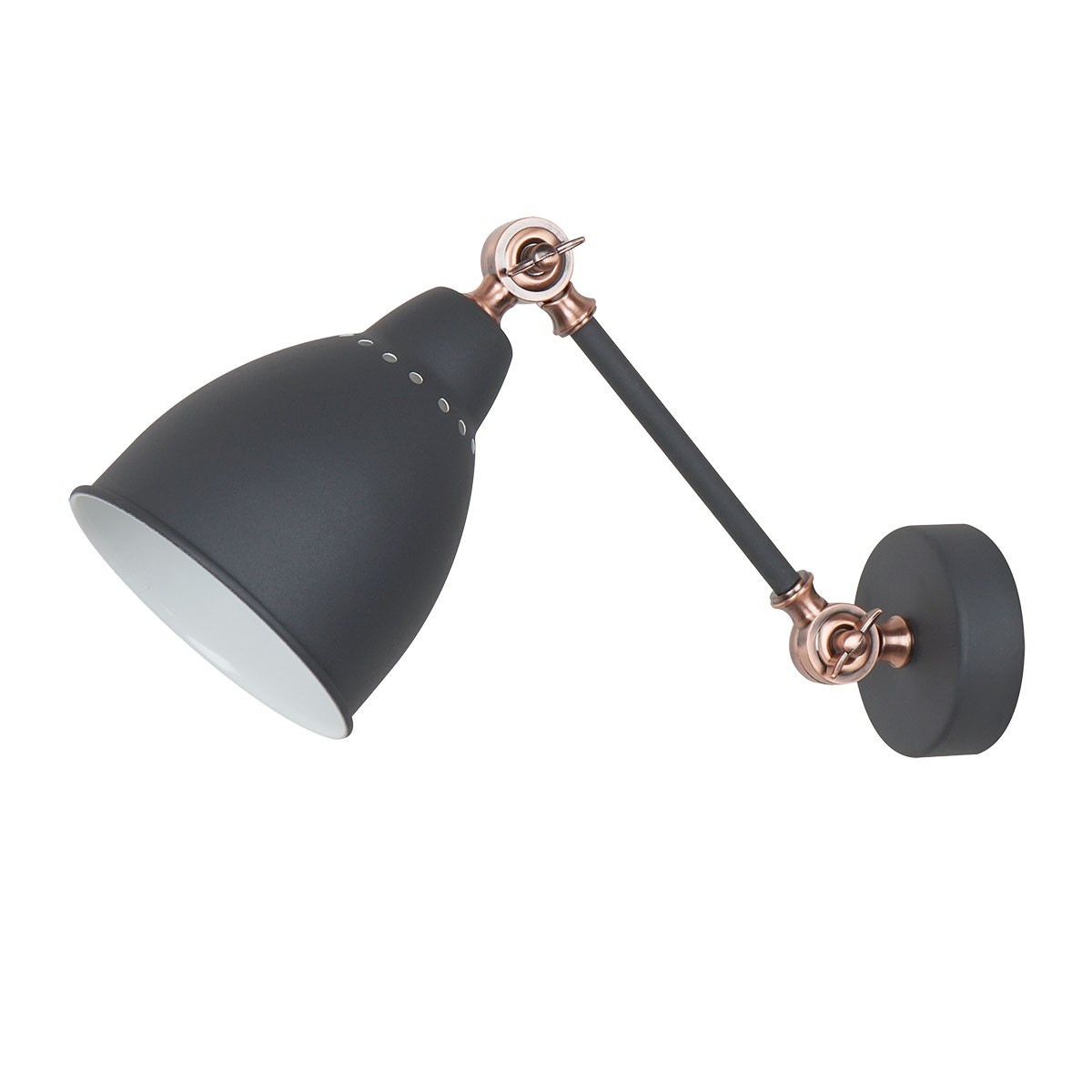 Lampa przemysłowa i retro Kinkiet ITALUX MB-HN5010-1-B