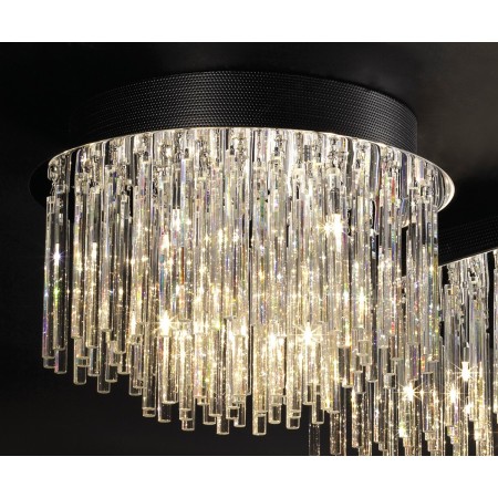 Lampa wisząca z kryształami ITALUX MX51113-10B