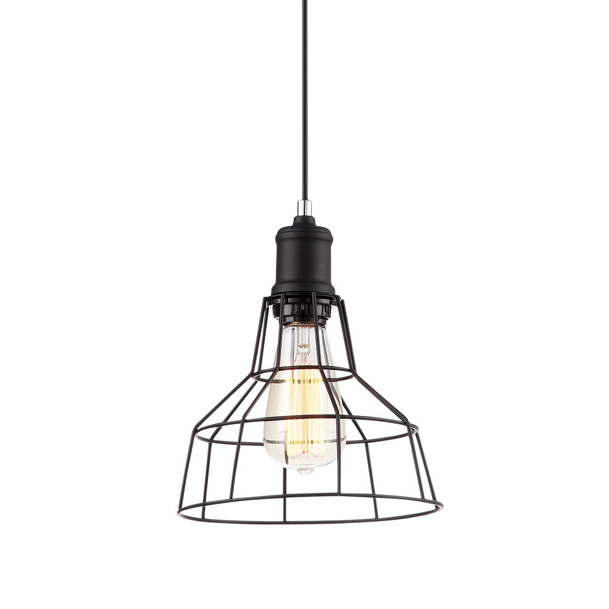 Lampa wisząca w stylu industrialnym i retro ITALUX MDM2264-1