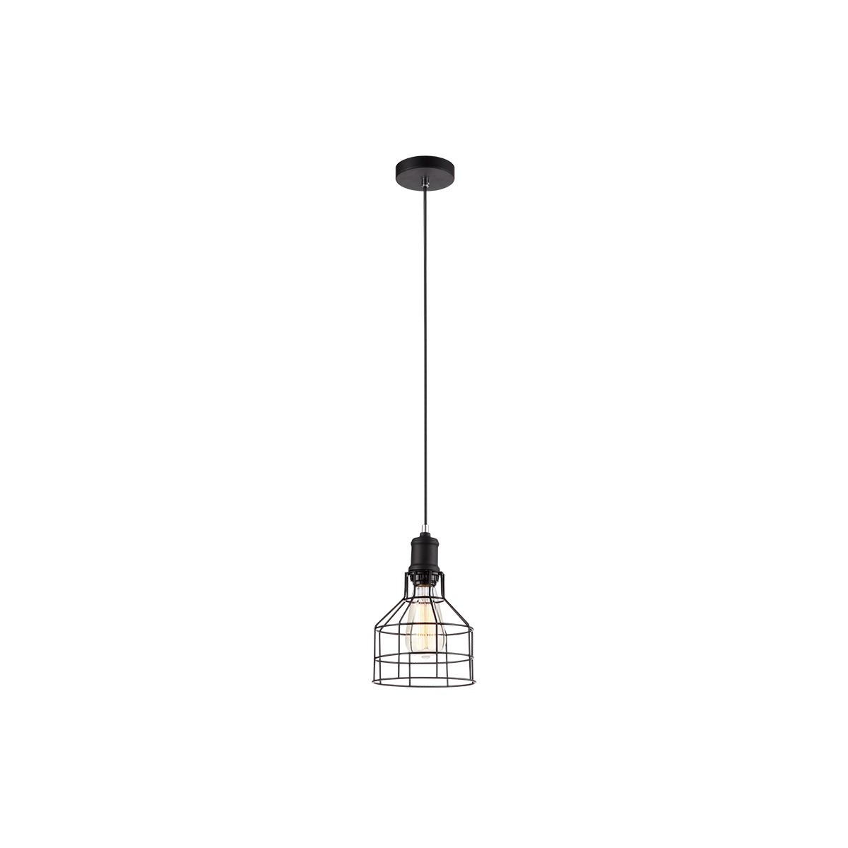 Lampa wisząca w stylu industrialnym i retro ITALUX MDM2266-1