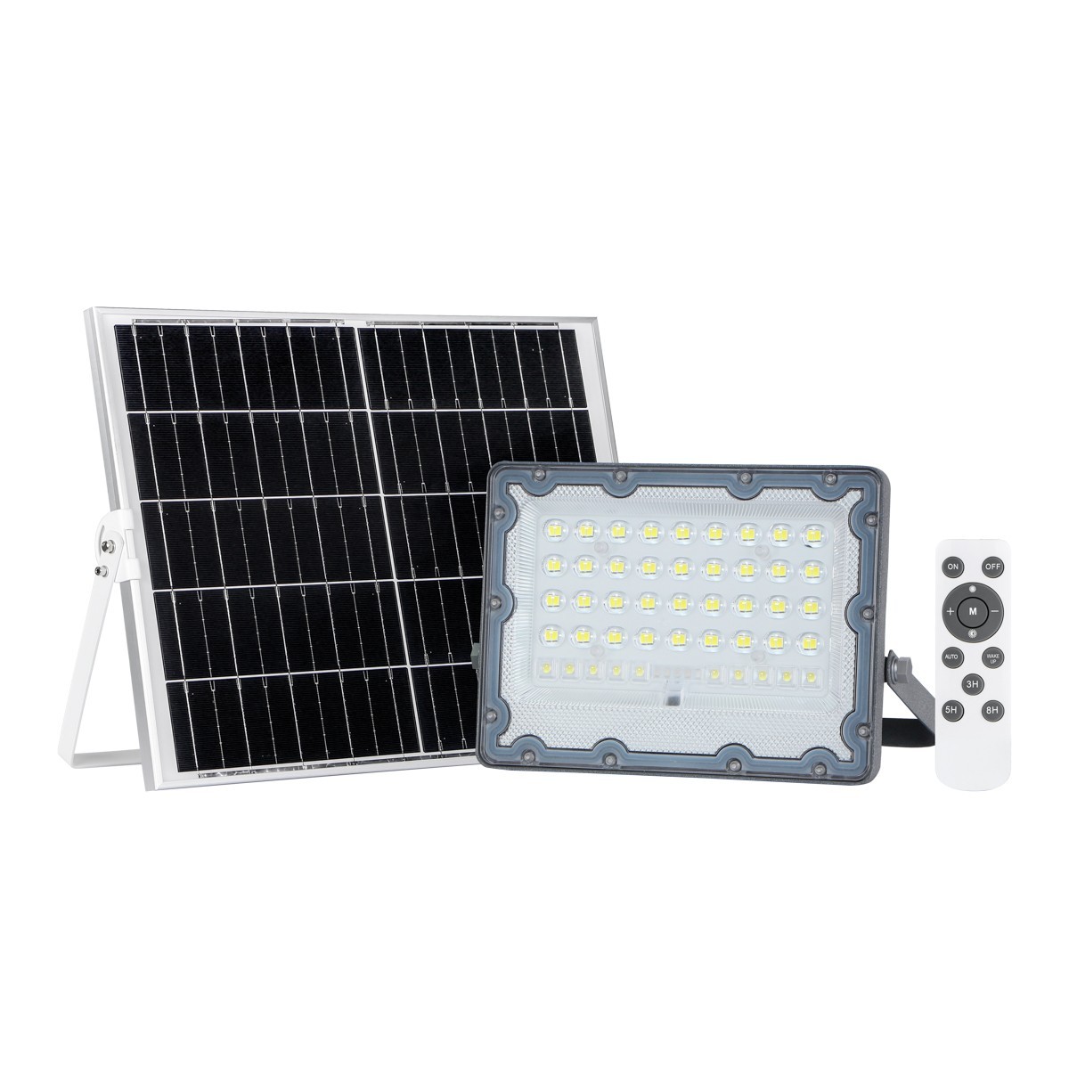 Nowoczesna lampa solarna ITALUX SLR-21387-100W