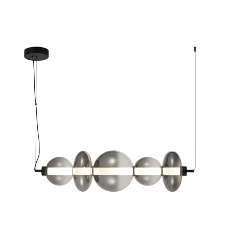Nowoczesna lampa wisząca ITALUX PND-24352-40W-BK-SG