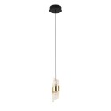 Nowoczesna lampa wisząca ITALUX PND-26374-1-8W-3K-BK-GD