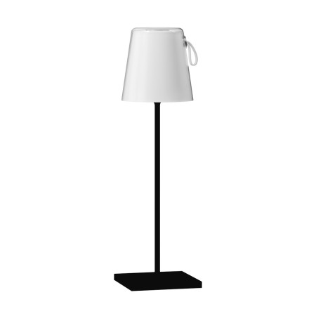 Nowoczesna przenośna lampa stołowa ITALUX TB-2749-BK