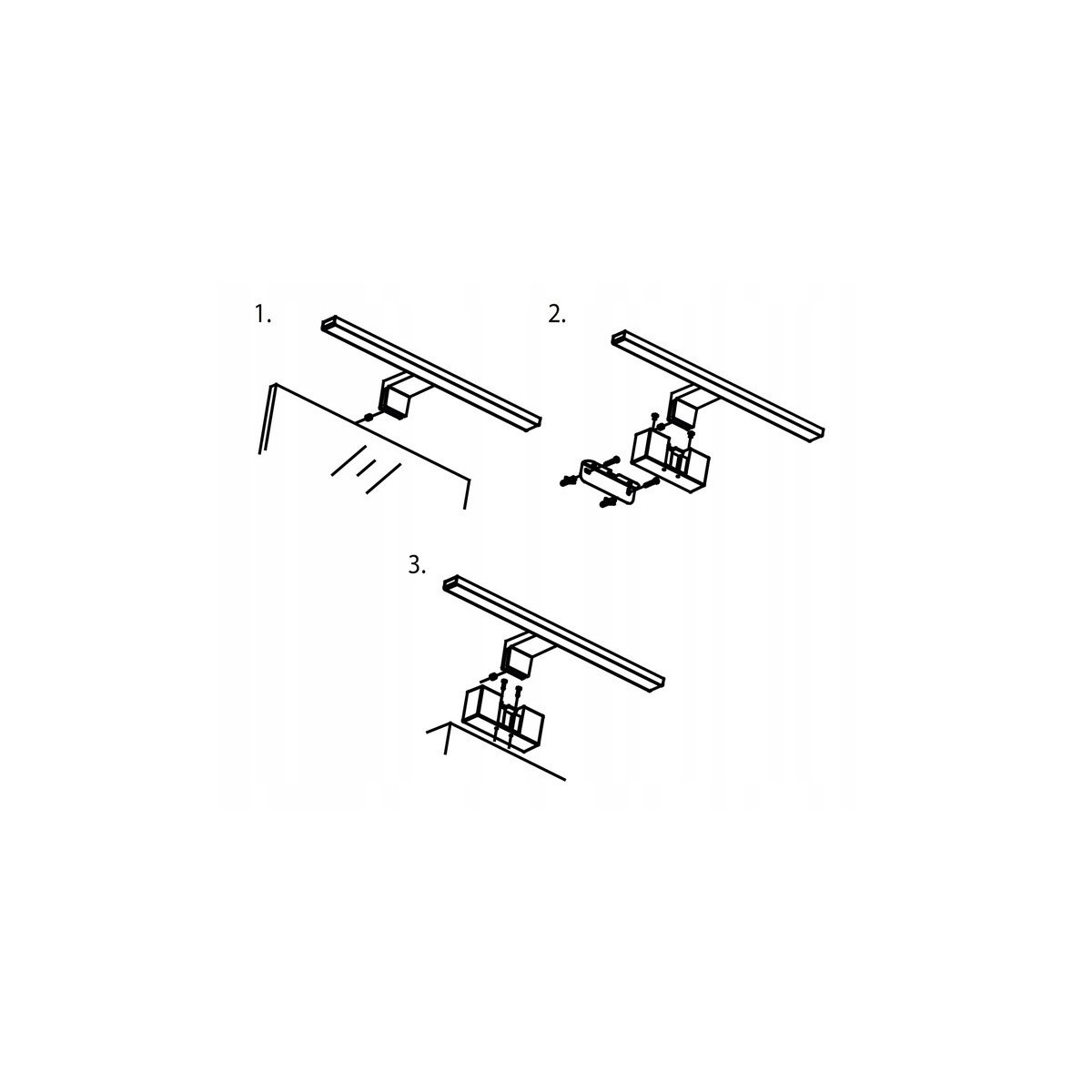 Kinkiet łazienkowy BEAST - nad lustro - na ścianę - na szafkę - nad obraz - 60cm - 12W - 4000K - Lighting VT 4037