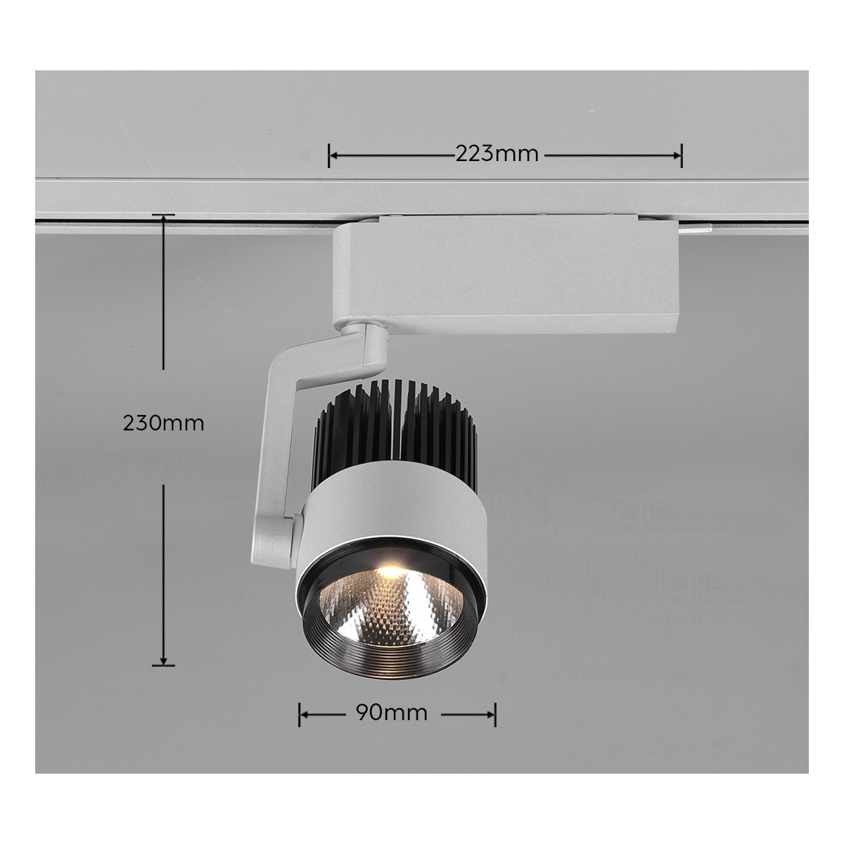 Oświetlenie szynowe 2fazowe Trio DUOLINE 78030187