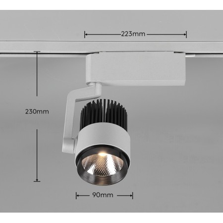 Oświetlenie szynowe 2fazowe Trio DUOLINE 78030132