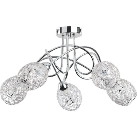 LAMPA SUFITOWA ALFA VERA CHROM 5xE14