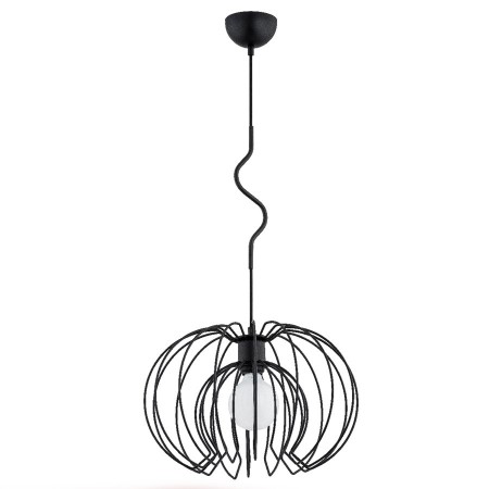 LAMPA WISZĄCA ALFA KIWI CZARNA 1xE27