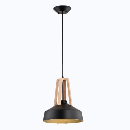 LAMPA WISZĄCA ALFA DROP DREWNIANA 1xE27