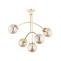 LAMPA SUFITOWA ALFA LUSCO GOLD 5xE14