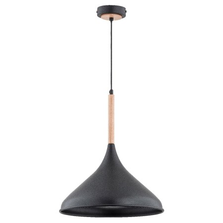 LAMPA WISZĄCA ALFA GASOLINA CZARNA 1xE27