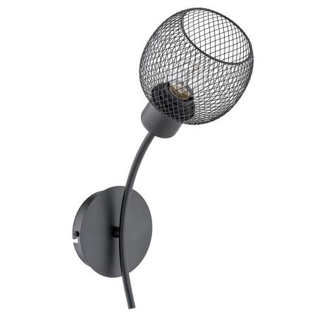 KINKIET ALFA WATSA CZARNY 1xE27