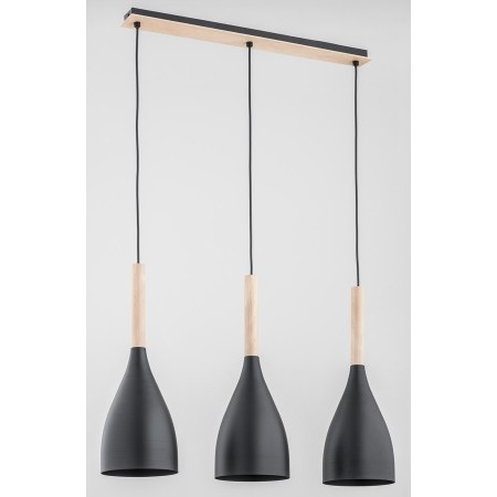 LAMPA WISZĄCA ALFA JUICE BLACK 3xE27