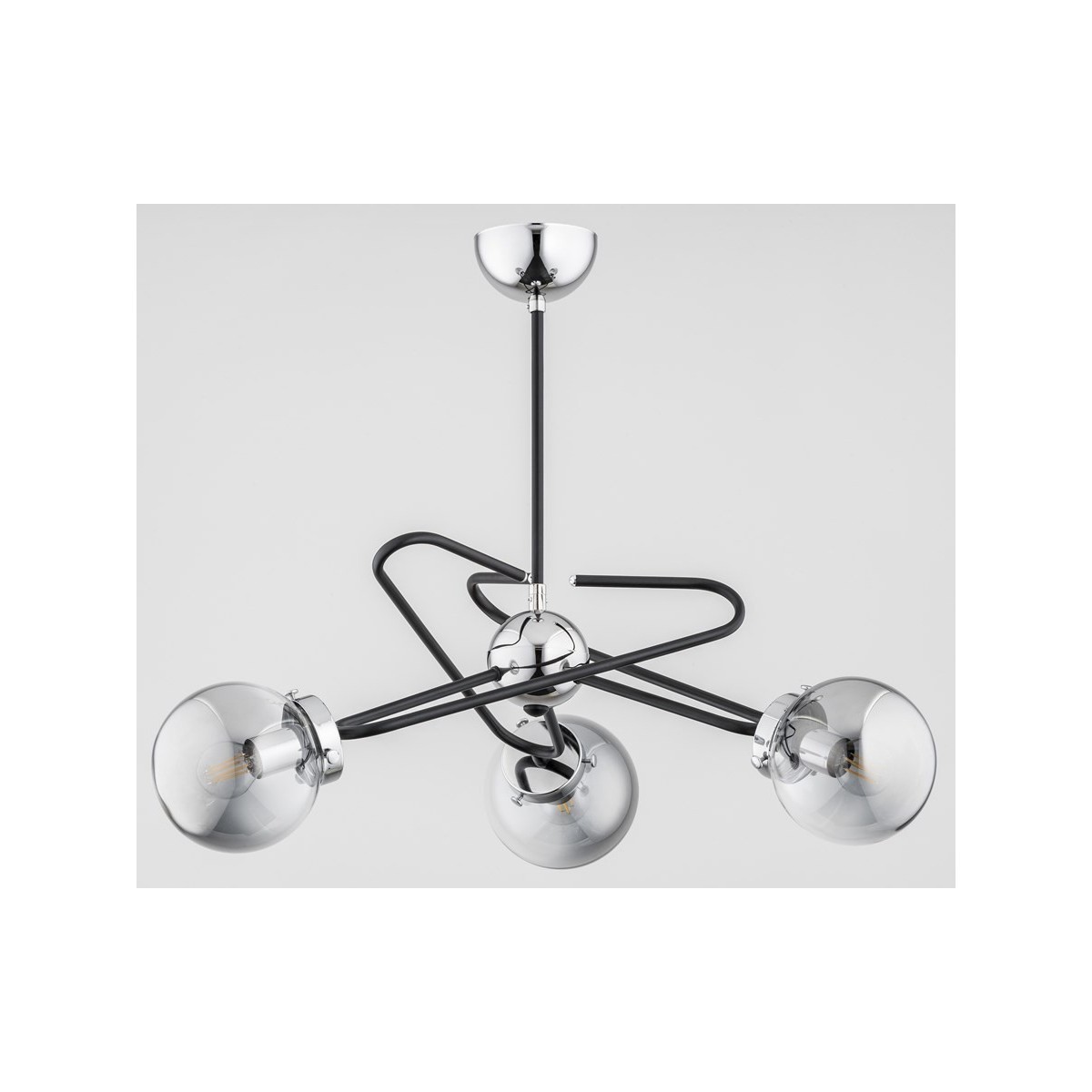 LAMPA SUFITOWA ALFA SAGITO CHROM 3xE14