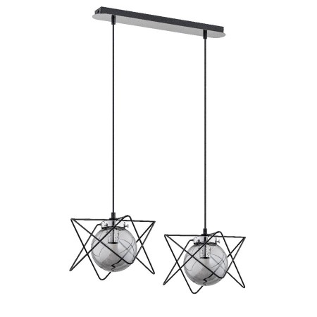 LAMPA WISZĄCA ALFA SAGITO SZYNA CHROM 2xE14