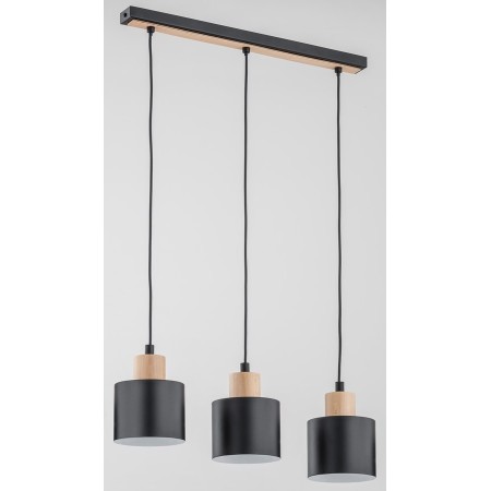 LAMPA WISZĄCA ALFA IVO CZARNA 3xE27