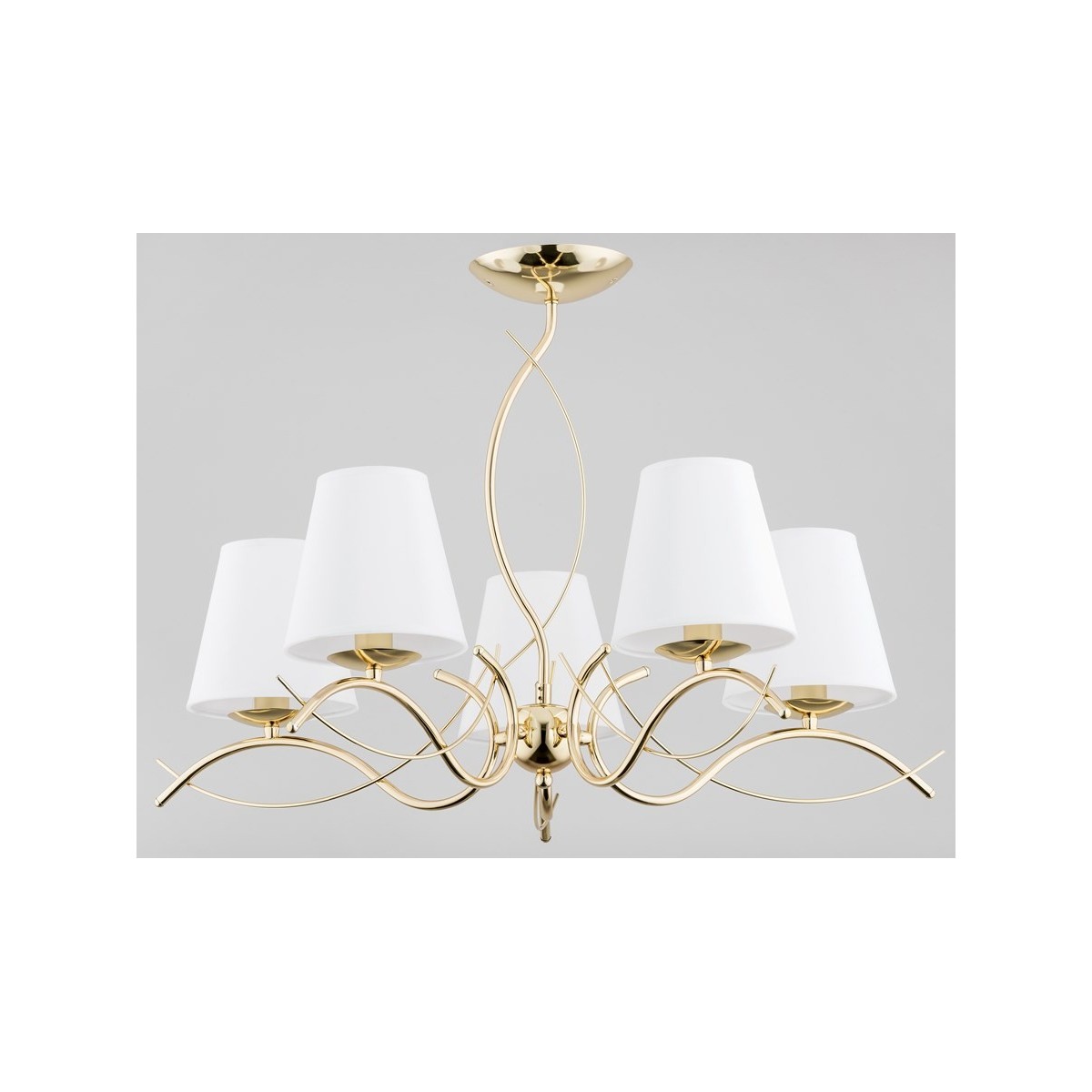 LAMPA SUFITOWA ALFA MONZA GOLD 5xE14