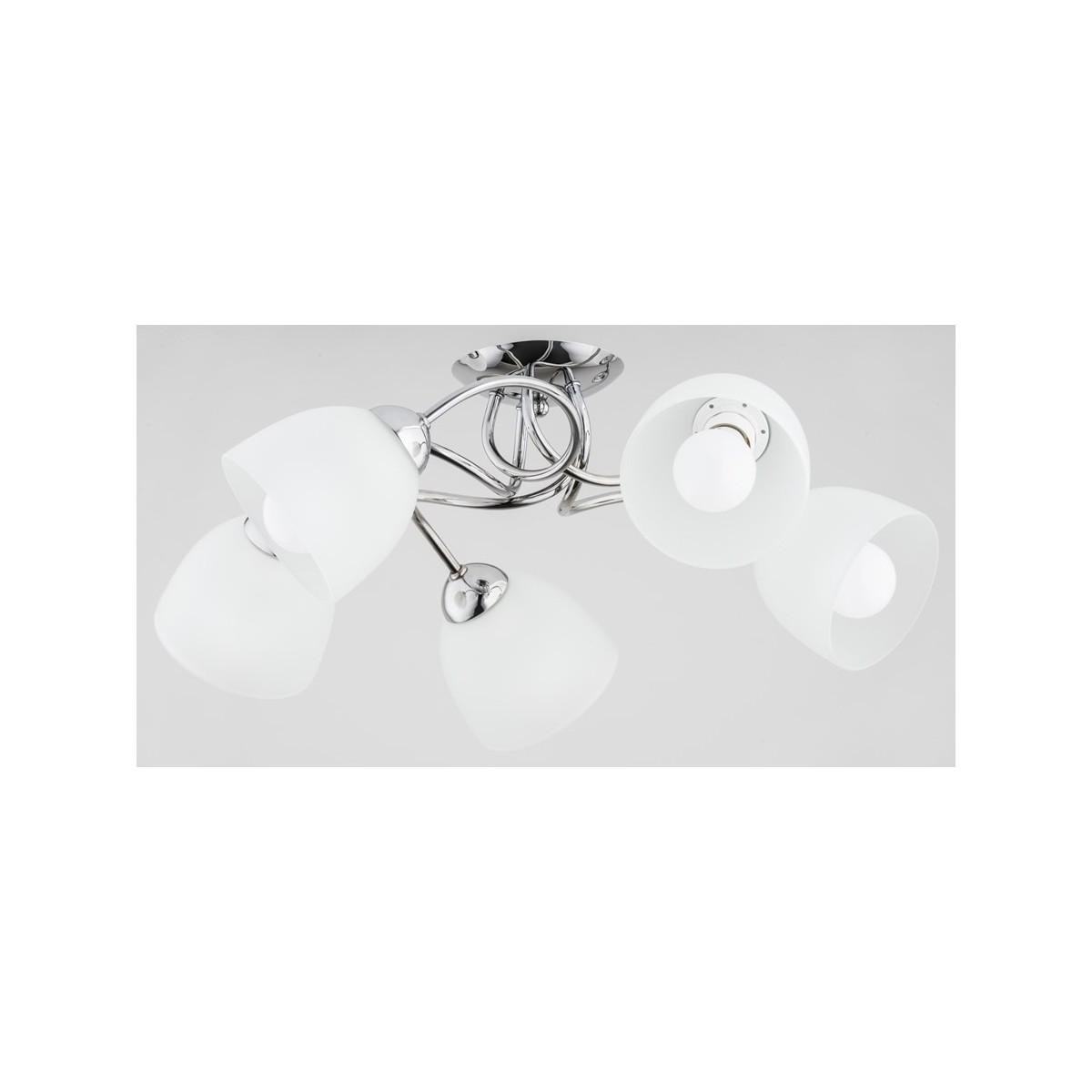 LAMPA SUFITOWA ALFA SILIA CHROM 5xE27