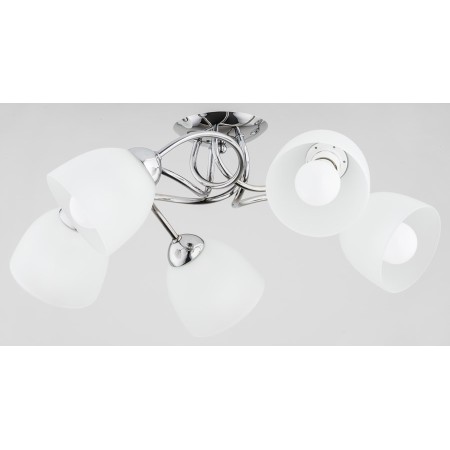 LAMPA SUFITOWA ALFA SILIA CHROM 5xE27