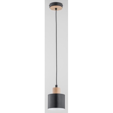 LAMPA WISZĄCA ALFA IVO CZARNA 1xE27
