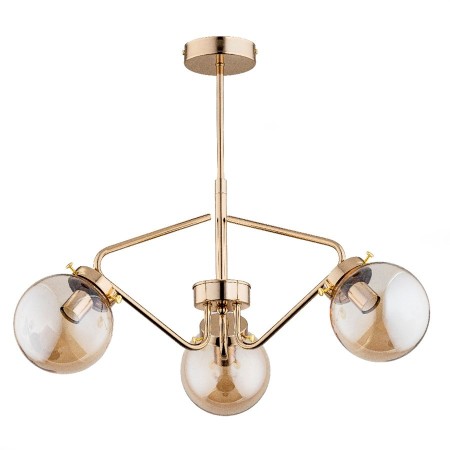 LAMPA SUFITOWA ALFA BARSUM ZŁOTA 3xE14