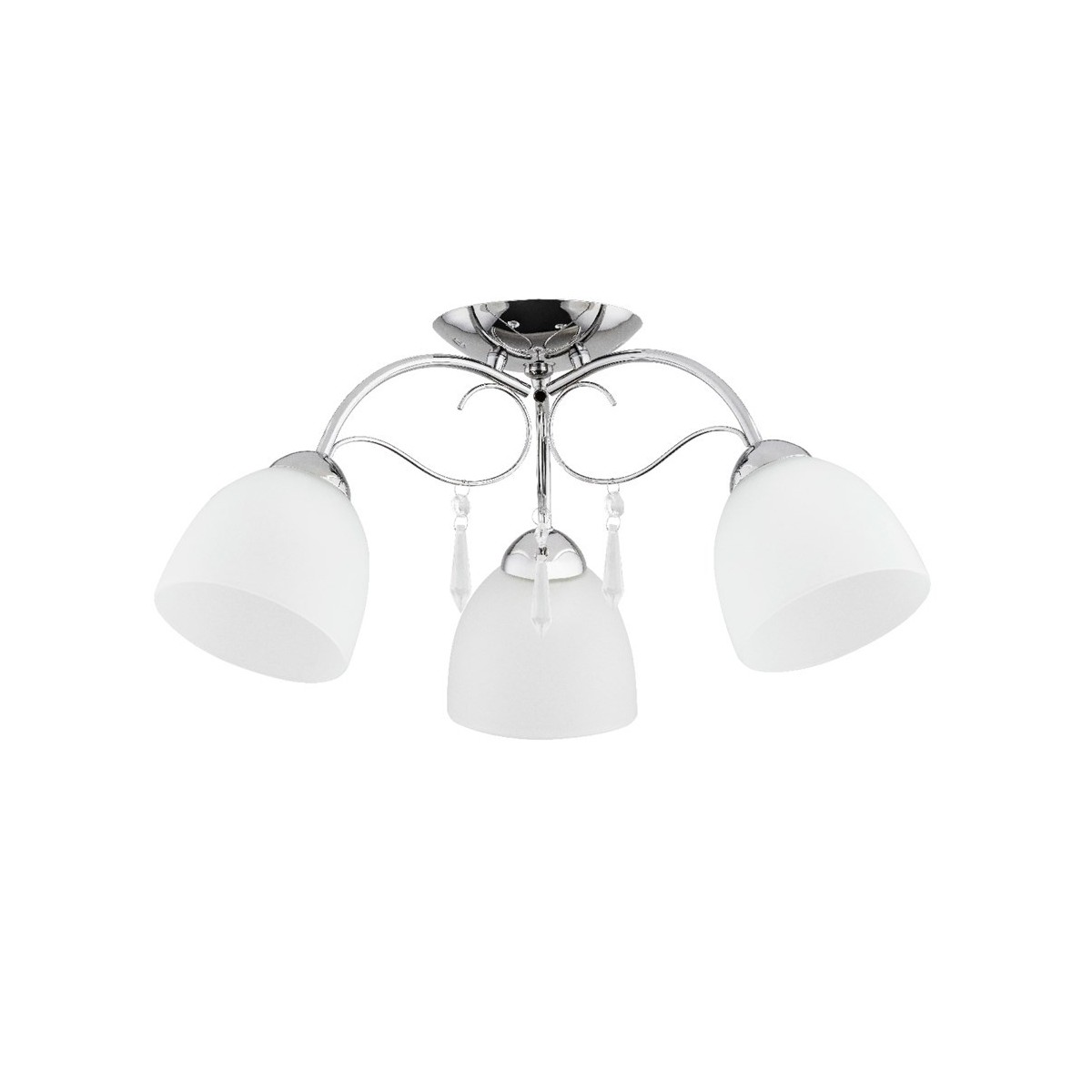 LAMPA SUFITOWA ALFA NATA CHROM 3xE27