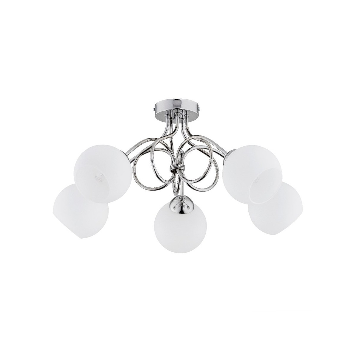 LAMPA SUFITOWA ALFA MILA CHROM 5xE27