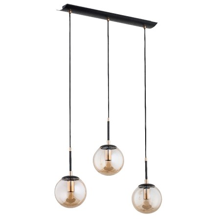 LAMPA WISZĄCA ALFA SEBIA CZARNA 3xE14