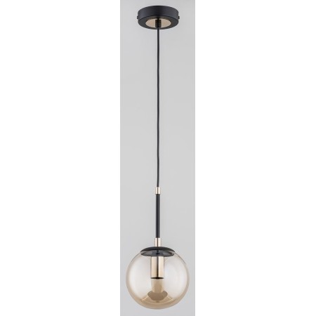 LAMPA WISZĄCA ALFA SEBIA CZARNA 1xE14