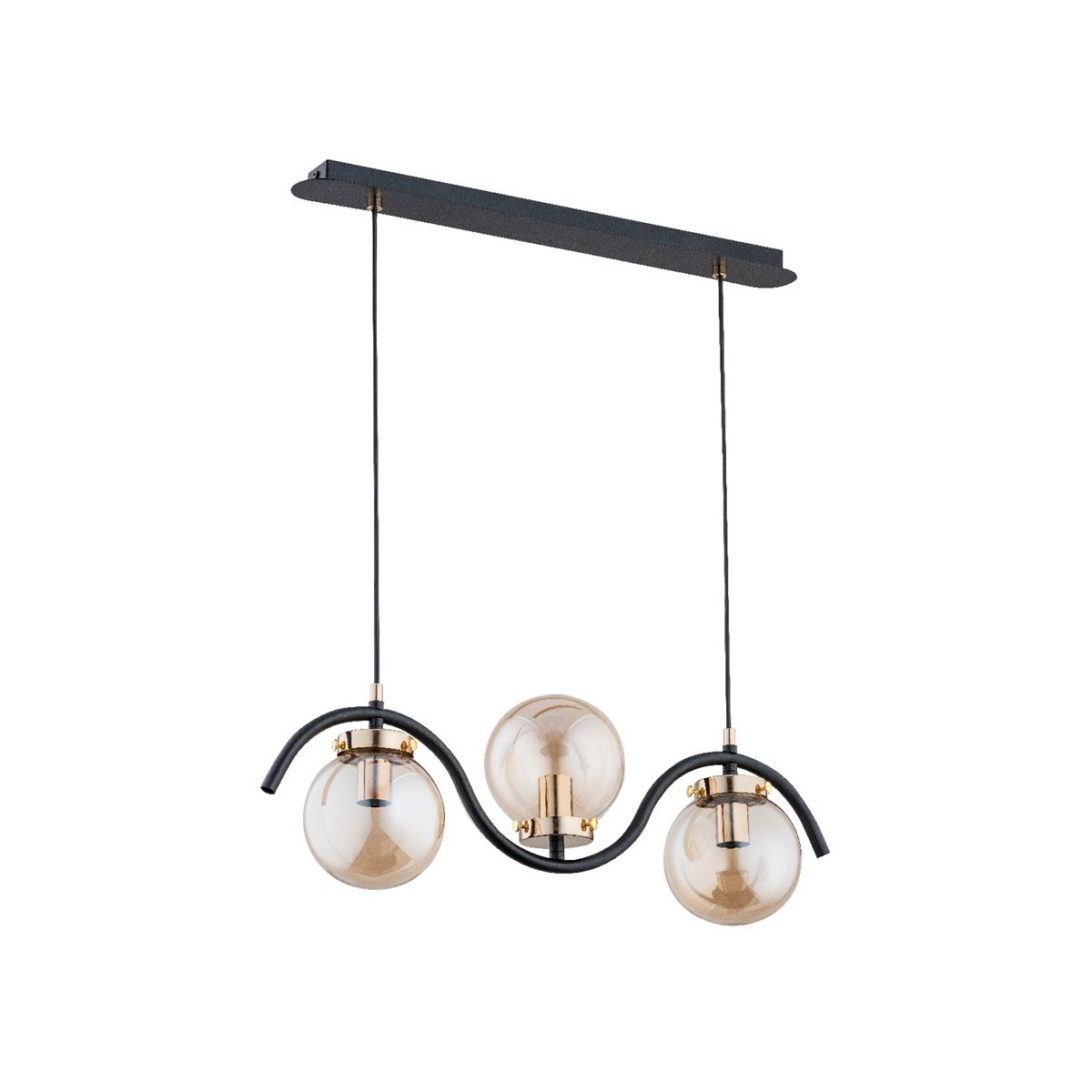 LAMPA WISZĄCA ALFA KORDA GOLD 3xE14