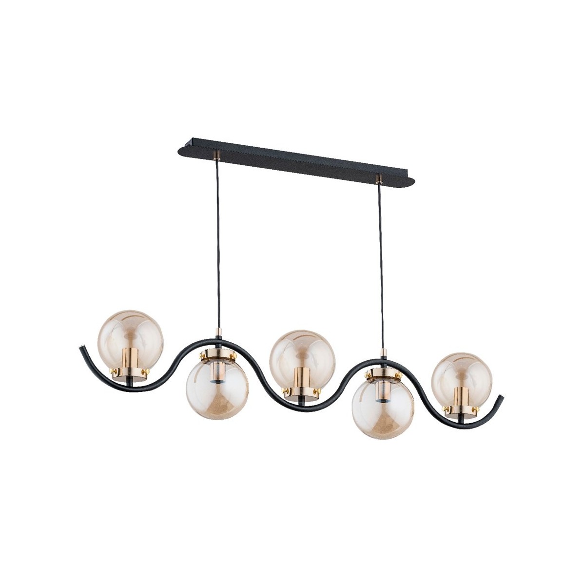 LAMPA WISZĄCA ALFA KORDA GOLD 5xE14