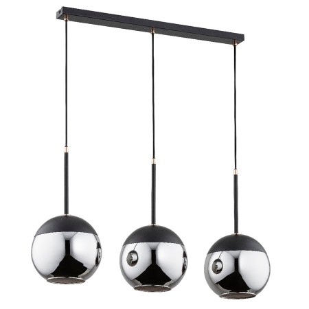 LAMPA WISZĄCA ALFA VOLDA CZARNA 3xE27