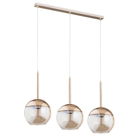 LAMPA WISZĄCA ALFA VOLDA ZŁOTA 3xE27