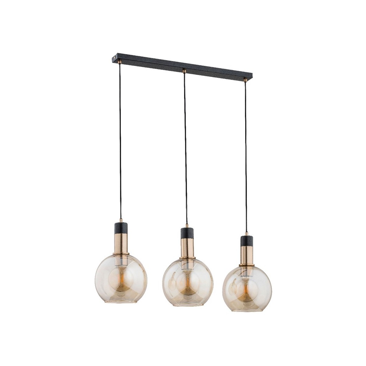 LAMPA WISZĄCA ALFA MAYA GOLD 3xE27