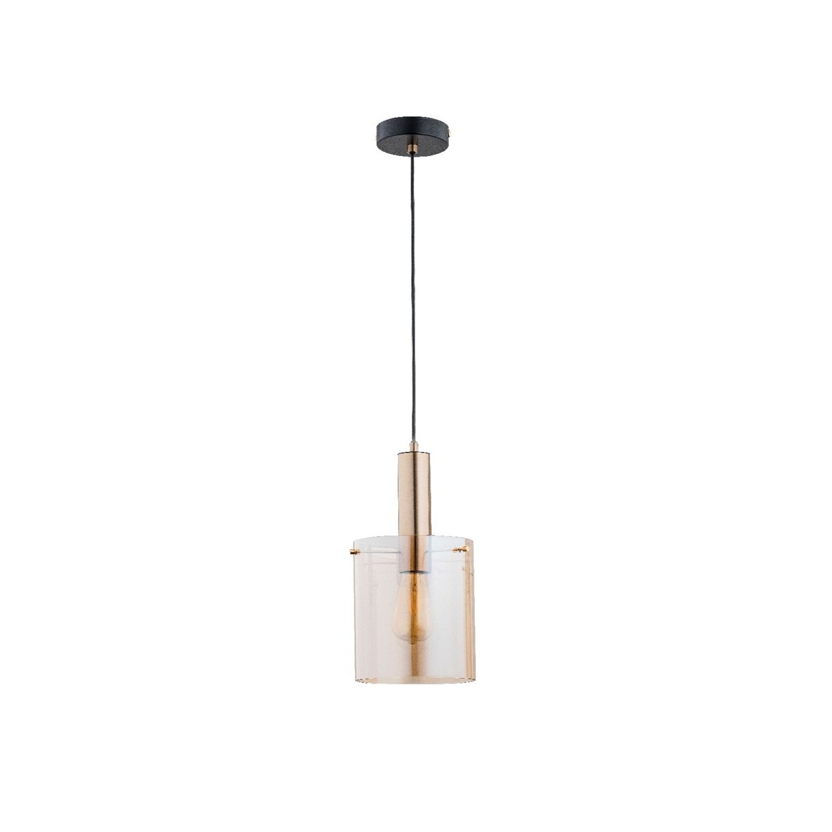 LAMPA WISZĄCA ALFA CALENA GOLD 1xE27